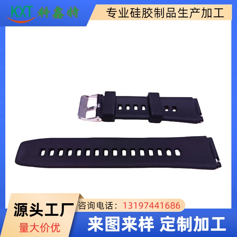 硅膠表帶--黑色